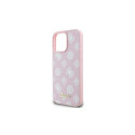 Guess Peony Script Logo MagSafe iPhone 16 Pro Case - Pink