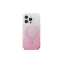 Guess IML Glitter Gradient MagSafe Case for iPhone 16 Pro - Pink