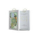 Guess IML Flower & Tonal Circle MagSafe case for iPhone 16 Pro - green
