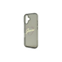 Guess IML Heart iPhone 16 Case - Black
