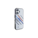 BMW Motosport IML Random Stripes iPhone 16 Case - Gray