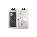 BMW Motosport IML Random Stripes iPhone 16 Plus Case - Black