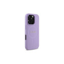 Guess Saffiano MagSafe iPhone 16 Pro Max Case - Purple