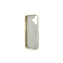 Guess Grained Ring MagSafe case for iPhone 16 - beige