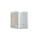 Guess Grained Ring MagSafe case for iPhone 16 - beige
