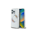 Guess IML Flowers Wreath MagSafe iPhone 16 Pro Case - Clear