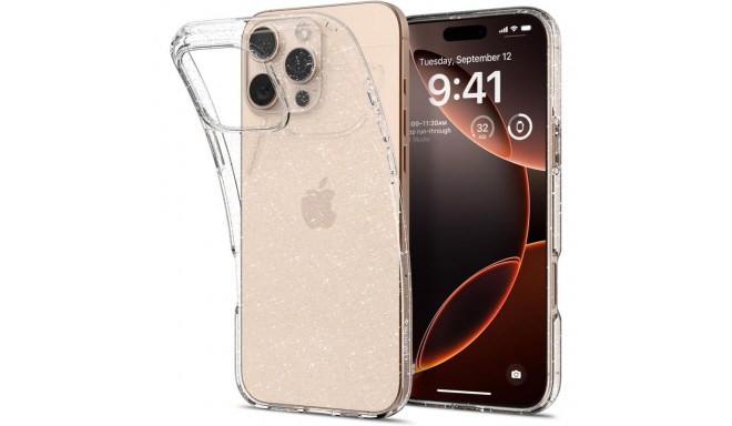 Spigen Liquid Crystal iPhone 16 Pro Max Case - Clear Glitter