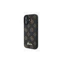 Guess Peony Script MagSafe iPhone 16 Plus Case - Black