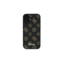 Guess Peony Script MagSafe iPhone 16 Plus Case - Black