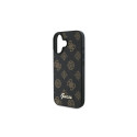 Guess Peony Script MagSafe iPhone 16 Plus Case - Black