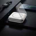 Dudao A11N 15W 3in1 Inductive Charger - White + USB-C / USB-C Cable