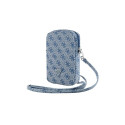 Guess Zip 4G Triangle bag - blue