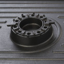 Grill grate for a gas camping stove with a CAST IRON burner function