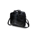 BMW Carbon & Blue Stripe bag for a 16" laptop - black BMW Carbon & Blue Stripe bag for a 16" laptop - black