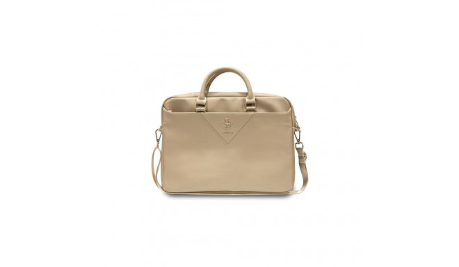 Guess Triangle 4G bag for a 16" laptop - gold