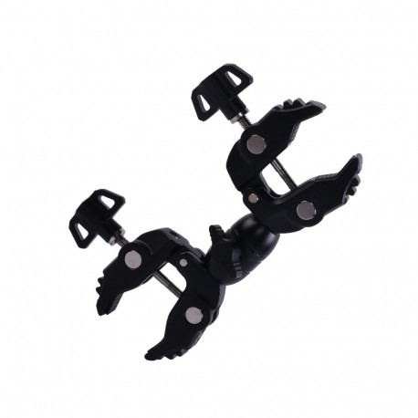 Double-sided clamp holder for the camera - black