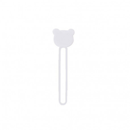 Silicone cable reel - white