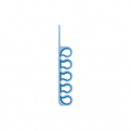 Silicone office organizer - blue