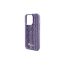 Guess Sequin Script Metal case for iPhone 15 Pro Max - purple