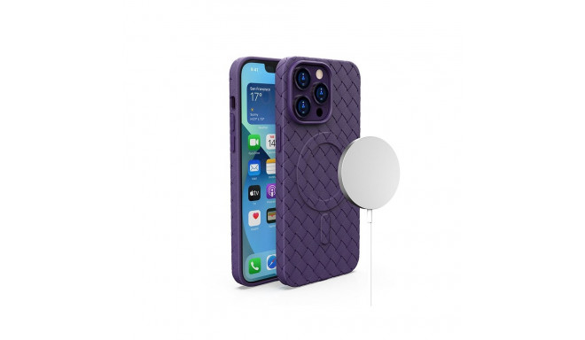 MagSafe Woven Case for iPhone 13 Pro - purple