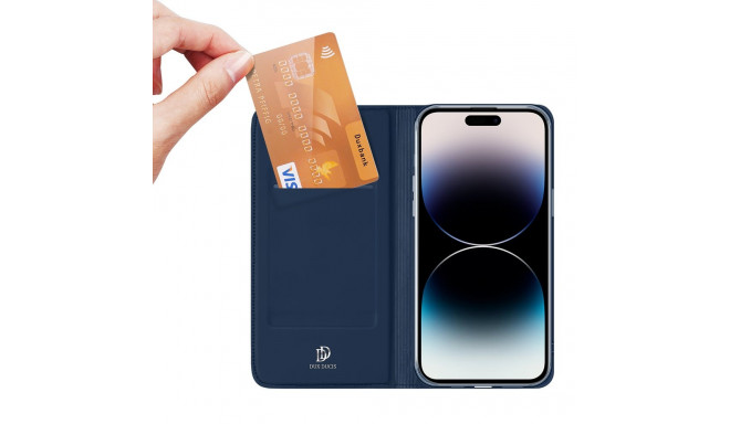 Dux Ducis Skin Pro Wallet Case for iPhone 15 Pro - Blue