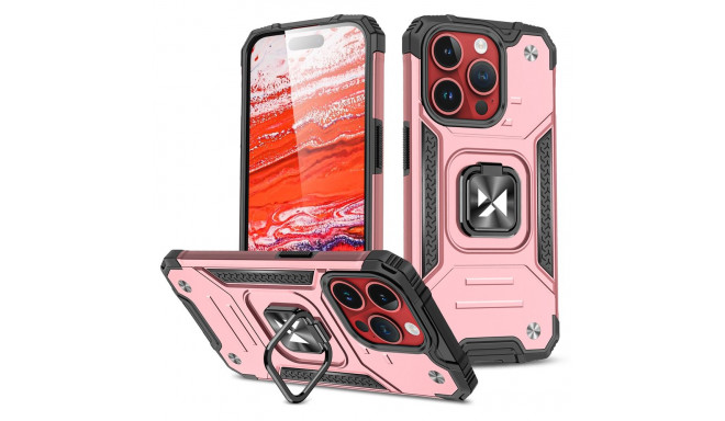 Wozinsky Ring Armor iPhone 15 Pro iPhone 15 Pro Ring Armor Case - Gold
