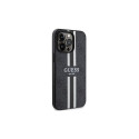 Guess GUHMP13XP4RPSK iPhone 13 Pro Max 6.7" black/black hardcase 4G Printed Stripes MagSafe