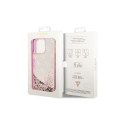 Guess GUHCP14XLC4PSGP iPhone 14 Pro Max 6.7" pink/pink hardcase Liquid Glitter 4G Transculent Guess GUHCP14XLC4PSGP iPhone 14 Pro Max 6.7" pink/pink hardcase Liquid Glitter 4G Transculent