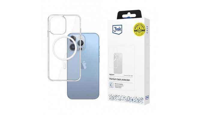 Case for iPhone 13 Pro compatible with MagSafe from the 3mk MagCase series - transparent