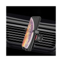 Gravity smartphone car holder for air vent with air freshener silver (YC06)