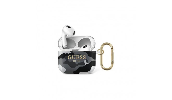 Guess GUA3UCAMG AirPods 3 cover black/black Camo Collection