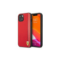 Ferrari FESAXHCP13SRE iPhone 13 mini 5.4" red/red hardcase On Track Carbon Stripe
