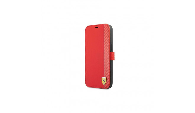 Ferrari FESAXFLBKP13SRE iPhone 13 mini 5.4" red/red book On Track Carbon Stripe