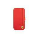 Ferrari FESAXFLBKP13SRE iPhone 13 mini 5.4" red/red book On Track Carbon Stripe