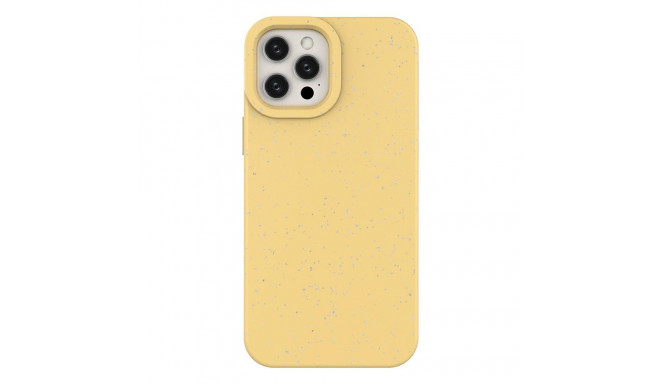 Eco Case Case for iPhone 12 Pro Max Silicone Cover Phone Cover Yellow