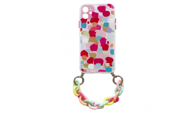 Color Chain Case gel flexible elastic case cover with a chain pendant for Samsung Galaxy S20 FE 5G m