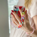 Color Chain Case gel flexible elastic case cover with a chain pendant for Samsung Galaxy S20 FE 5G m