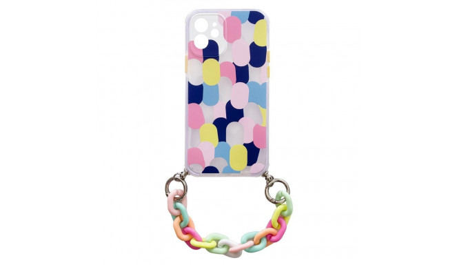 Color Chain Case gel flexible elastic case cover with a chain pendant for Samsung Galaxy S20 FE 5G m