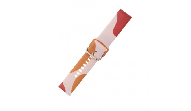 Strap Moro for Samsung Galaxy Watch 45 / 46 / 47 mm silicone bracelet watch band - pattern 12