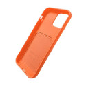 Card Case Silicone Wallet Case with Card Slot Documents for Samsung Galaxy A22 4G Black