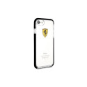 Ferrari Hardcase FEGLHCP7BK iPhone 7/8 SE 2020 / SE 2022 Shockproof transparent black