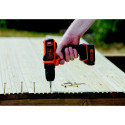 Screwdriver Black & Decker BDCDD12KB-QW 10,8 V