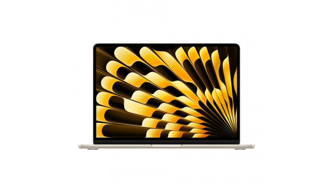 Apple MacBook Air 13-inch : M4 chip with 10-core CPU and 8-core GPU, 16GB, 256GB SSD - Starlight