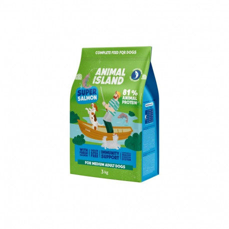 ANIMAL ISLAND Super salmon - dry dog food - 3kg