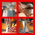 Bialetti Moka Express mokakann 0.55 L must, hõbedane