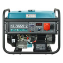 Könner & Söhnen KS 7000E-3 bensiinmootor-generaator 5000 W 25 L must, sinakasroheline