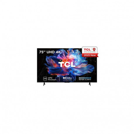 TCL V6C 75V6C TV 190.5 cm (75") 4K Ultra HD Smart TV Wi-Fi Metallic 330 cd/m²