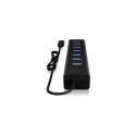 "ICY BOX IB-HUB1700-C3 USB-C HUB 7-Port 7xUSB 3.0"