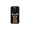 Nimmy ümbris iPhone 15 Pro 6.1" must prillidega lahe koer