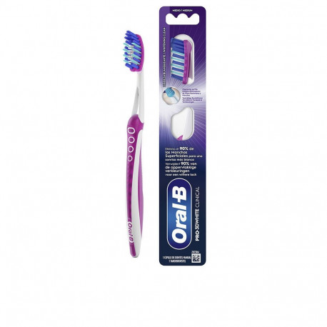 ORAL-B PRO-3DWHITE CLINICAL cepillo dental 38 #medio 1 u